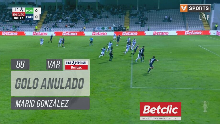 Conselho de Arbitragem vê infração errada em golo bem anulado no Moreirense-Famalicão