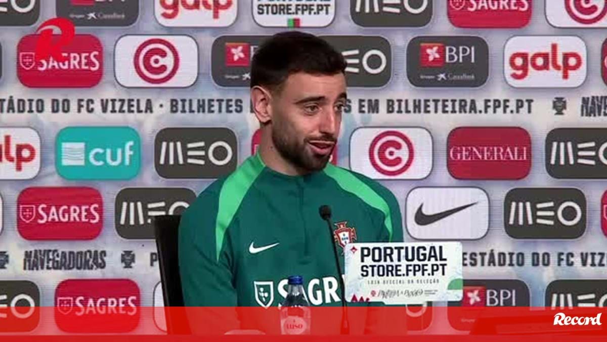 Bruno Fernandes e o reencontro Diogo Costa na Seleção: «Ele tentou ganhar o jogo e eu também»