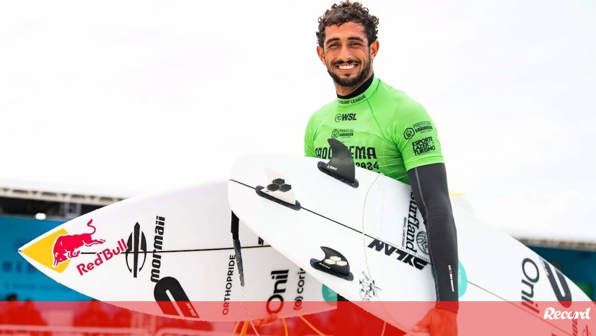 Portugueses enfrentam famoso surfista de ondas grandes na ronda inaugural em Saquarema