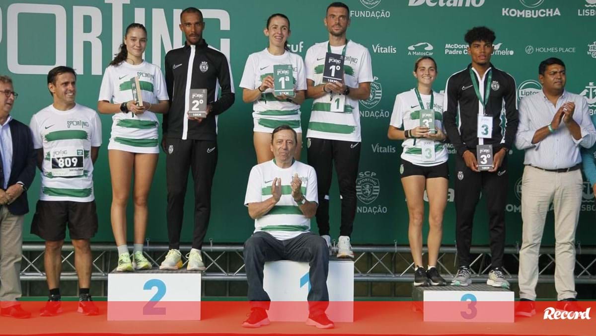 Ambiente de festa e homenagem a Fernando Mamede na Corrida do Sporting