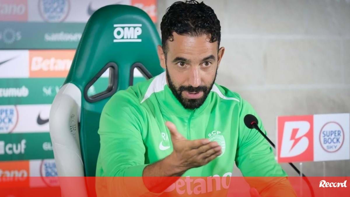 Em direto: siga a conferência de Rúben Amorim de antevisão ao jogo da Taça com o Portimonense