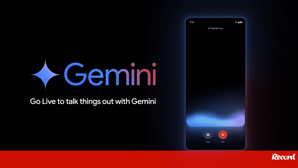 'Gemini Live' passa a falar em português de Portugal