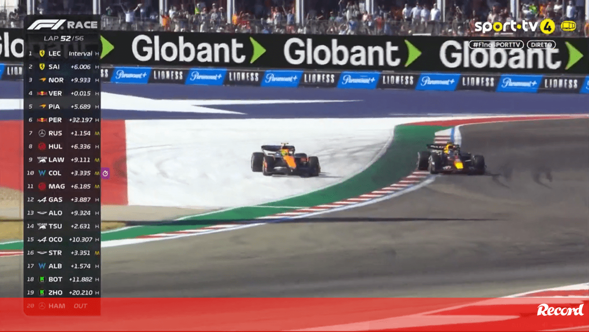 A ultrapassagem da polémica: Lando Norris não devolveu posição a Verstappen e foi penalizado