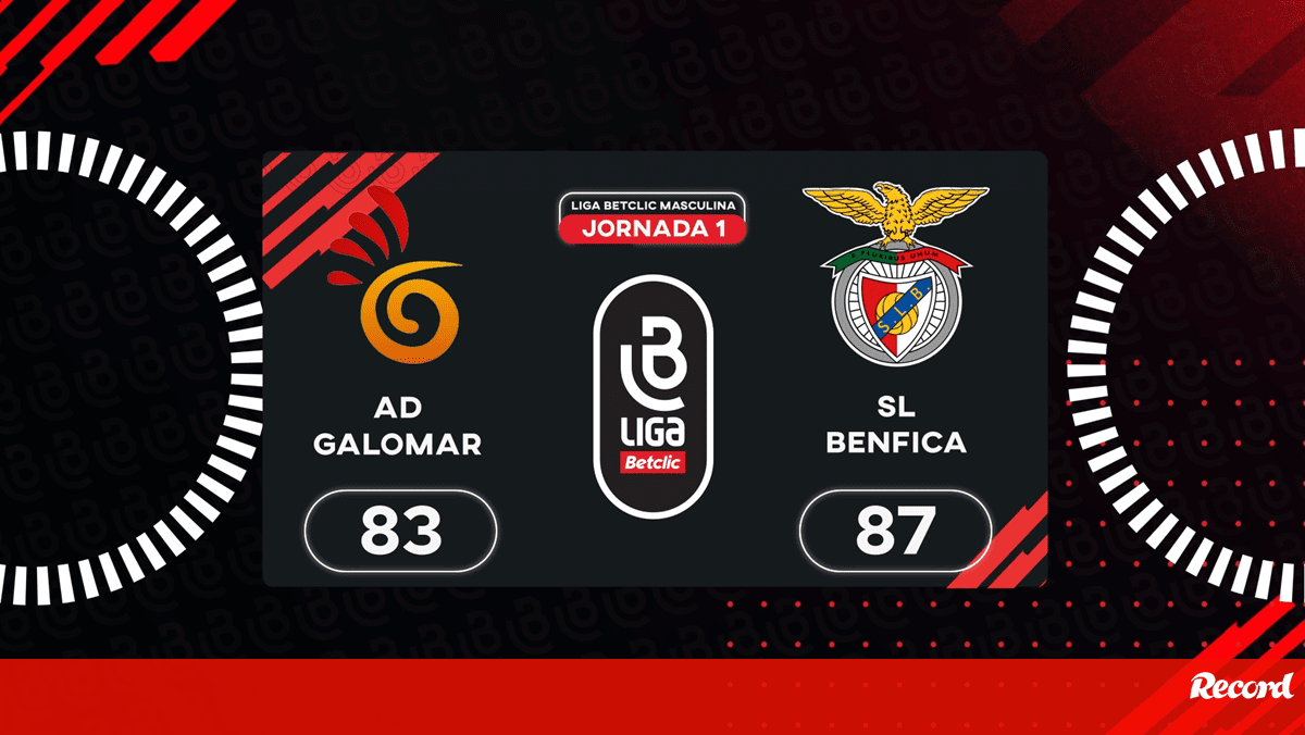 Liga Betclic masculina: o resumo do Galomar-Benfica