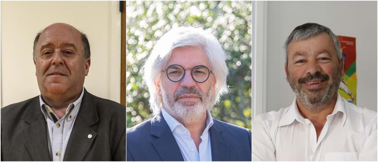 Sérgio Pina, Mário Cachada e Jorge Fernandes