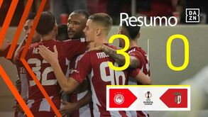 Olympiacos-Sp. Braga, 3-0: A(n)tenas sintonizam uma tragédia grega