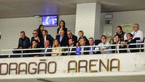 André Villas-Boas e Jorge Mendes na estreia do Futsal no FC Porto