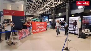 Assim foi a partida do Benfica para a Madeira