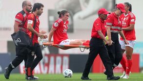 Baixa de peso no Benfica: Pauleta com suspeitas de nova rotura de ligamentos cruzados
