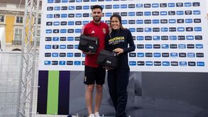 Laura Grilo ao lado de André Pereira