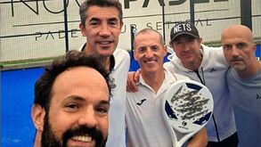 Bruno Lage aproveita folga... para jogar padel