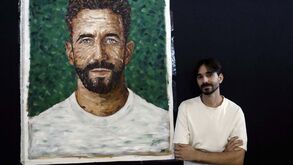 Gustavo Romano pintou retrato de Rúben Amorim: «Não sei se o vai querer na casa dele... »