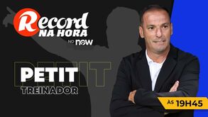 Petit é o convidado do programa 'Record na Hora': João Neves, Gyökeres e Villas-Boas são protagonistas