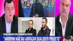 Bruno Fernandes e uma eventual saída de Amorim do Sporting: «Não quer qualquer projeto»