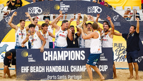 GRD Leça sagra-se campeão da Europa de andebol de praia em Porto Santo
