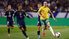 Morita foi capitão no empate do Japão com a Austrália e somou mais 90 minutos