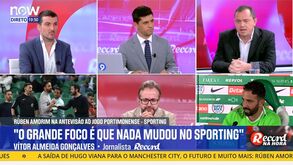 «Rúben Amorim foi convincente, mas não estava propriamente confortável»