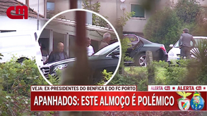 CMTV mostra imagens do almoço entre Pinto da Costa e Luís Filipe Vieira 