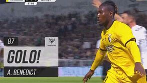 O golo de Benedict que empatou o Portimonense-Sporting perto dos 90'