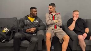 Cristiano Ronaldo não perdeu chance de ver a Battle of the Giants