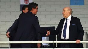 Pinto da Costa no Dragão Arena a ver o voleibol feminino do FC Porto