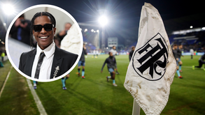 Inspirado no Wrexham, rapper A$AP Rocky prepara-se para comprar clube da 4.ª divisão inglesa