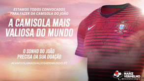 Operação Nariz Vermelho ajuda a concretizar sonho de jovem que antes de morrer doou camisola da Seleção