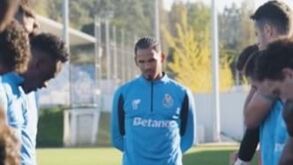 Galeno discursou para os colegas de equipa: «Vocês são a minha família»