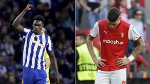 FC Porto nos lugares de playoff e Sp. Braga em zona de eliminação: a classificação da Liga Europa