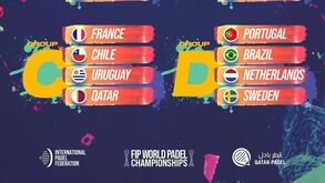Seleções nacionais de padel já conhecem adversários da fase de grupos do Mundial
