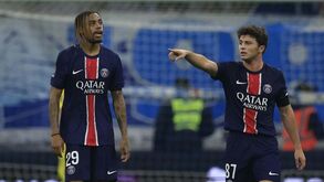 A crónica do Marselha-PSG, 0-3: João Neves brilha no primeiro clássico