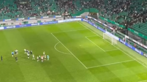 As imagens do final do Sporting-Nacional: Rúben Amorim saiu diretamente para o túnel 