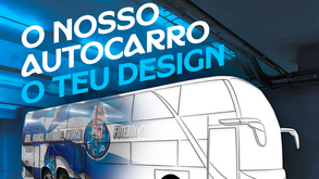 FC Porto convida sócios a 'desenharem' o novo autocarro da equipa B, modalidades e formação
