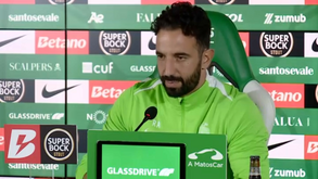 Rúben Amorim reconhece nervosismo e promete: «Vou falar no fim do jogo com o Estrela e ficará tudo mais esclarecido»