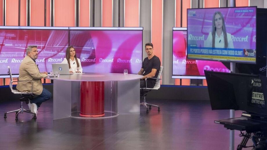 Defesa-central do Casa Pia, próximo adversário do Sporting, esteve no programa 'Record na Hora'