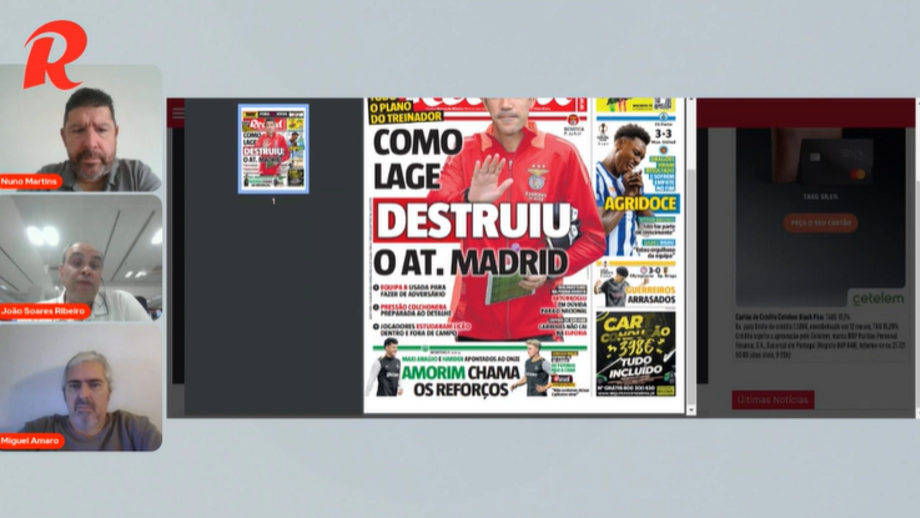 Jornalistas Record analisam a atualidade desportiva