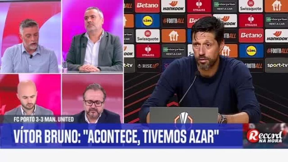 Treinador e antigo jogador deixa críticas ao FC Porto no programa 'Record na Hora'