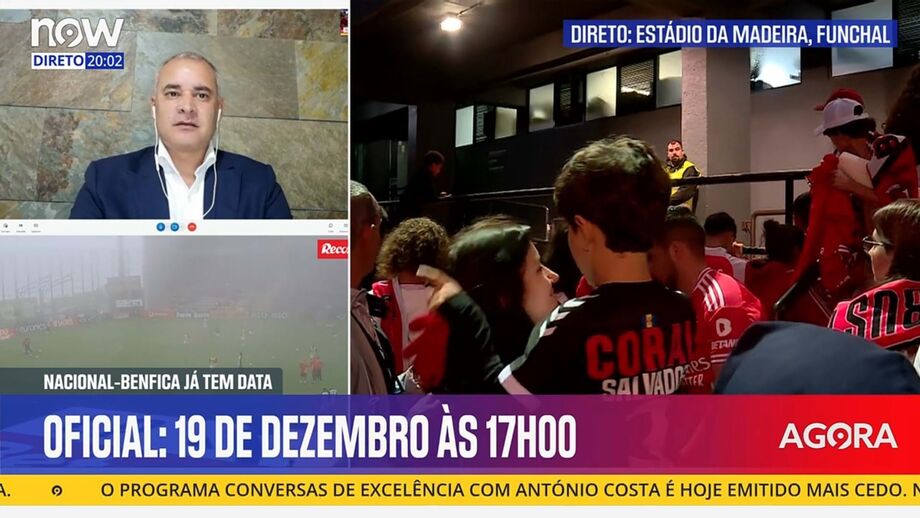 Ex-árbitro, natural da Madeira, analisa nevoeiro que impediu realização do Nacional Benfica