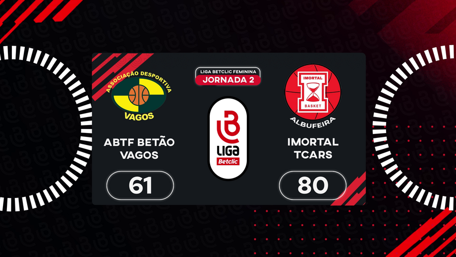 Os principais lances do duelo da 2.ª jornada do campeonato
