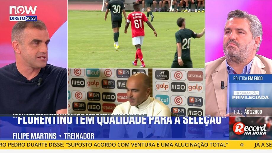 Treinador sobre explicações de Roberto Martínez a propósito do jogador do Benfica