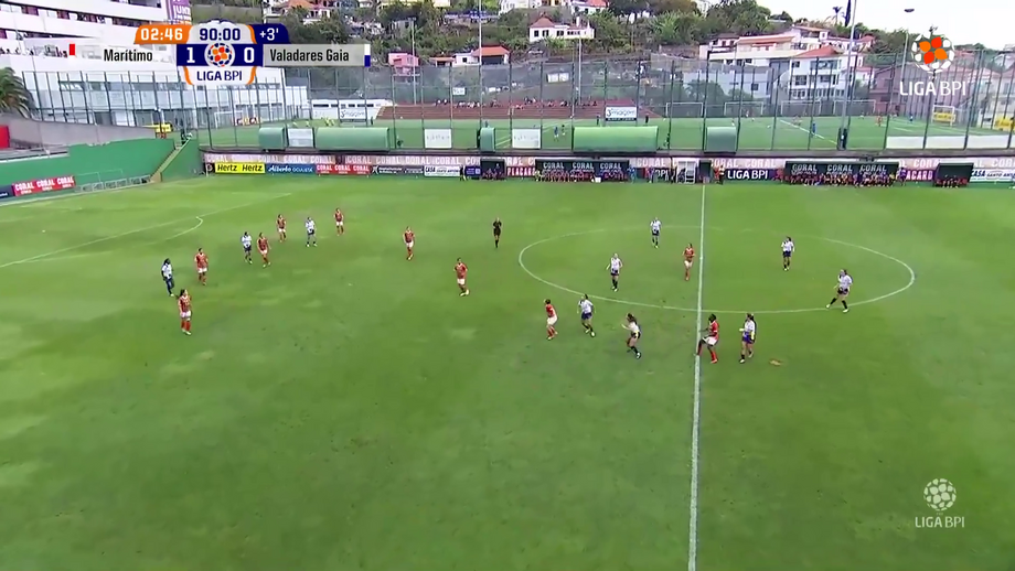 Duelo da 3.ª jornada do campeonato feminino de futebol
