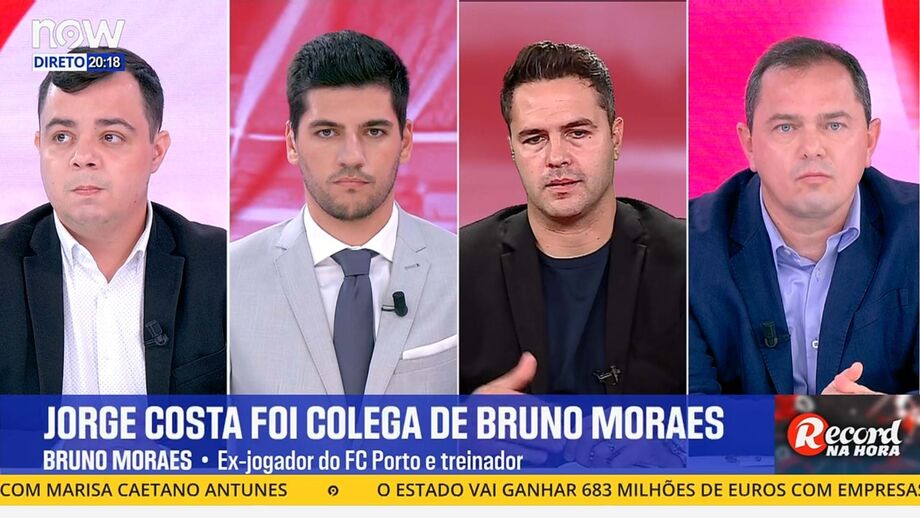 Ex-jogador dos dragões e agora treinador em declarações no programa 'Record na Hora'