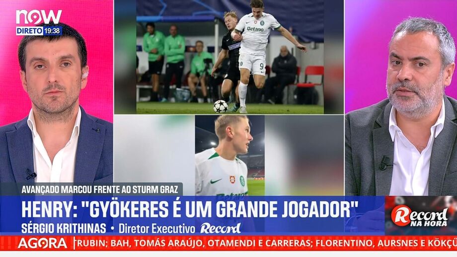 Diretor executivo de Record em declarações no programa 'Record na Hora' no Now