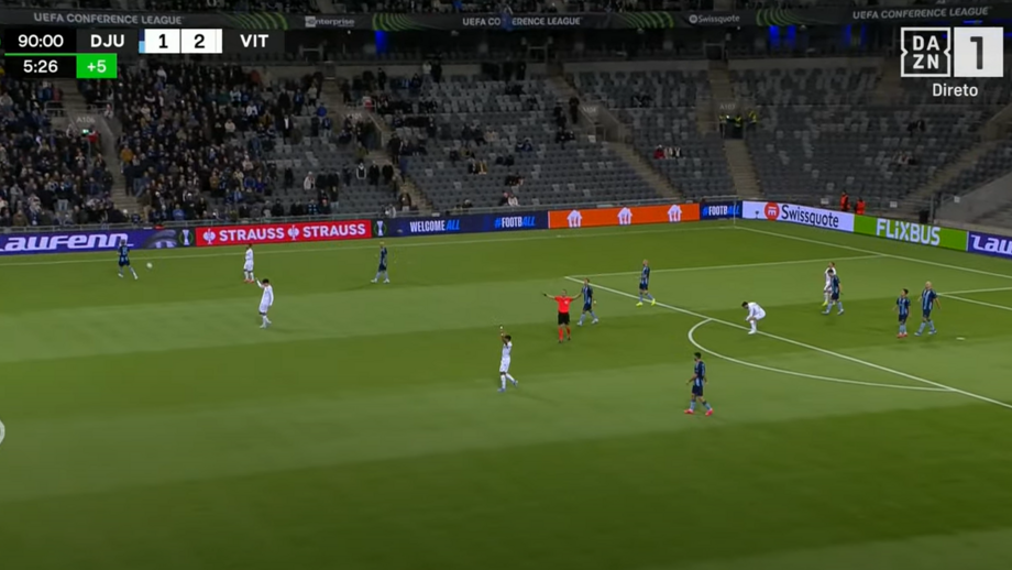 Os principais momentos da partida a contar para a 2.ª jornada da Liga Conferência
