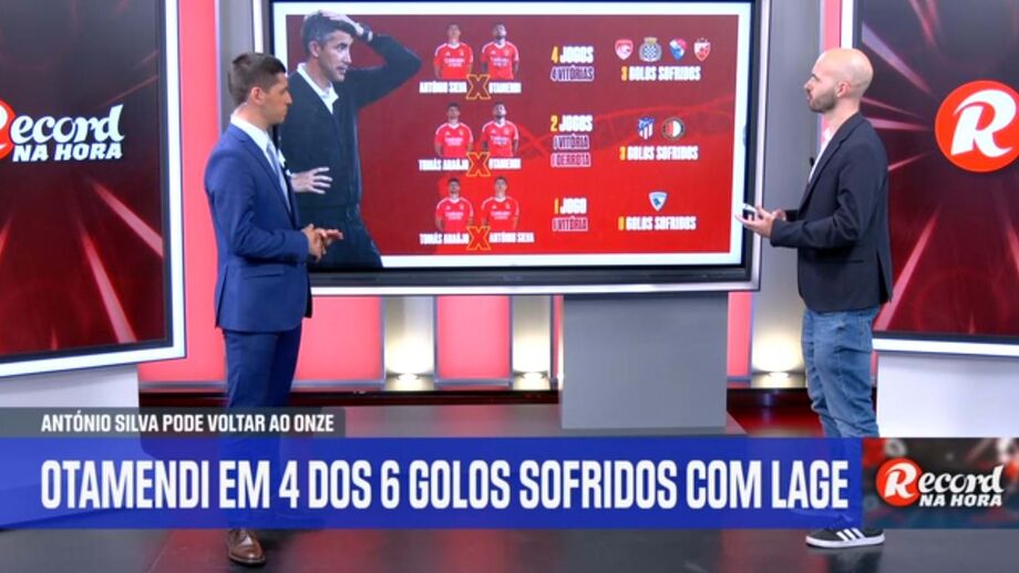 Rafael Soares, jornalista de Record, explica utilização do argentino com Tomás Aráujo e António Silva