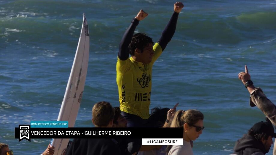 Título masculino decidido e surpresa na etapa feminina: o último dia do Bom Petisco Peniche Pro