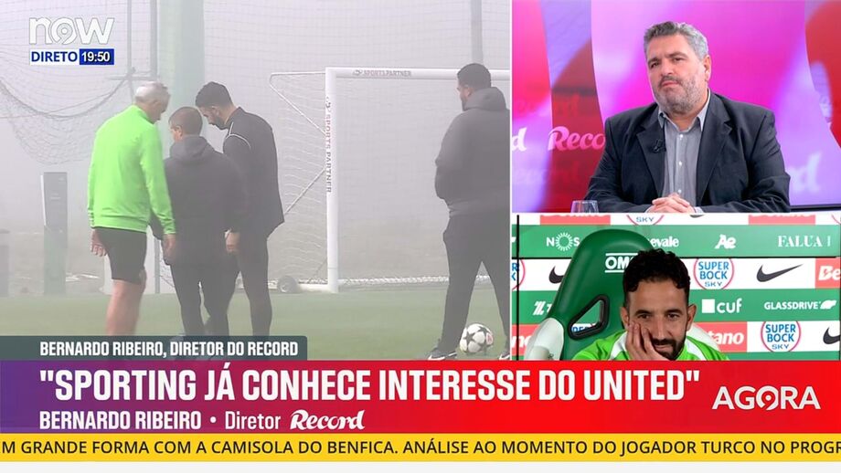 Bernardo Ribeiro, diretor de Record, em declarações no programa 'Record na Hora' no Now