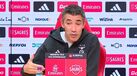 Bruno Lage e a roda no final do Monaco-Benfica: «Foi um ato de liderança»