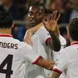 A crónica do Cagliari-Milan, 3-3: bis de Rafael Leão não é suficiente