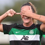 Sporting goleia Clube Albergaria com Ana Capeta em destaque